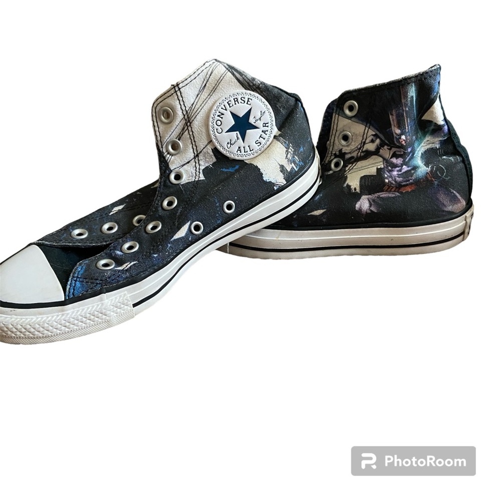 Converse DC Comics Batman Chuck Taylor RARE Men 5 Women 7 - EUC - *No Laces*